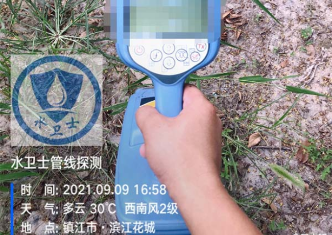 南京金属管道探测案例-镇江滨江花城小区